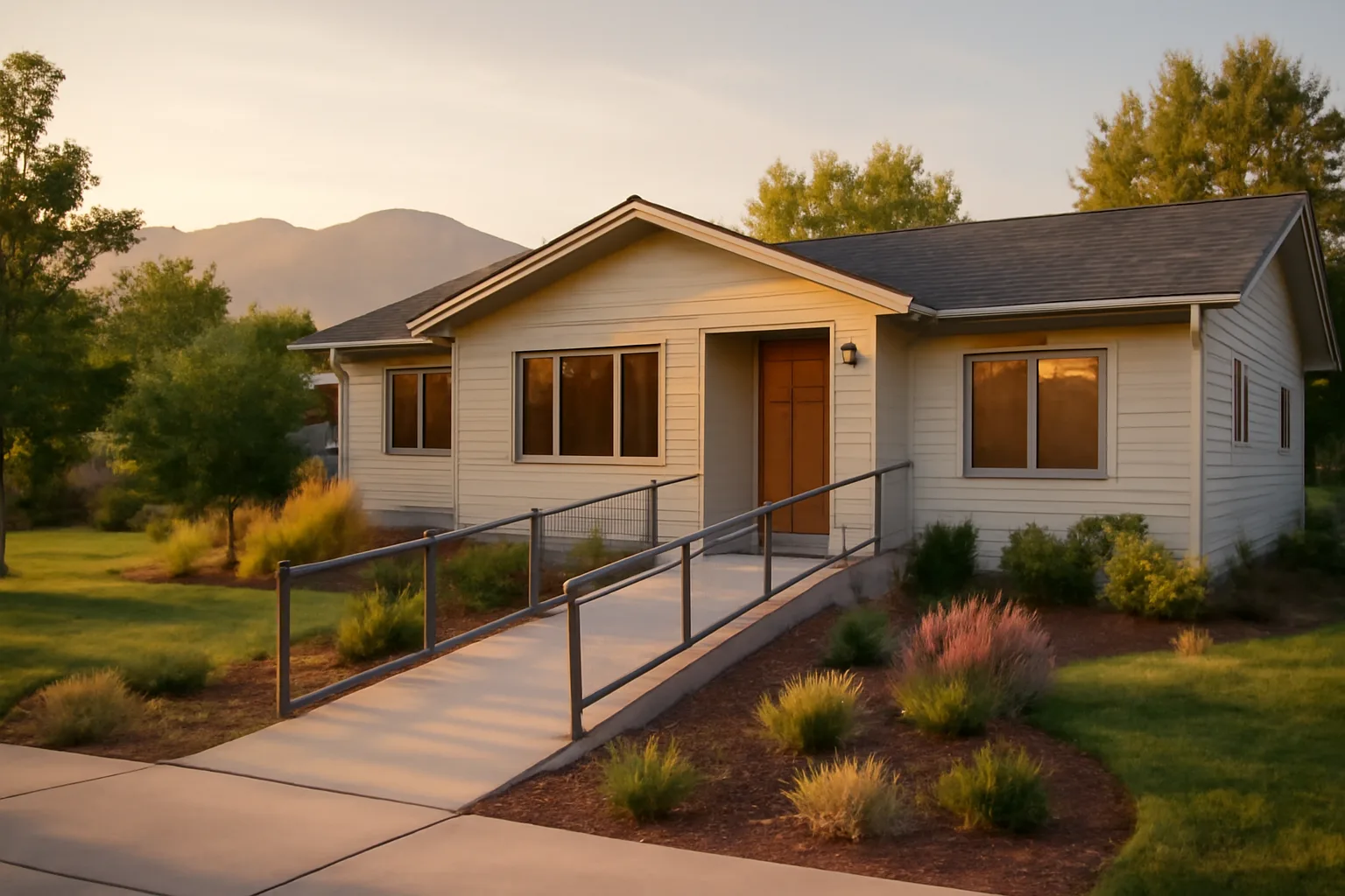 Renovated ranch-style home in Colorado set up for group home licensing