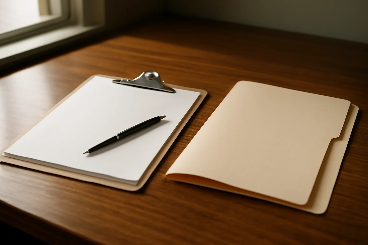 OHCQ residential care facility application forms on office desk in Ohio